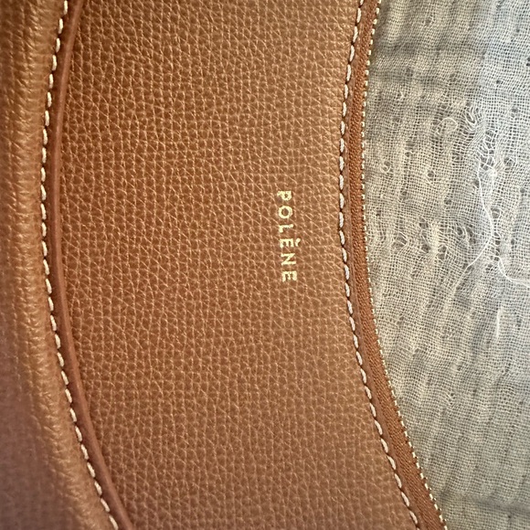 Polene Numero Dix Purse in Textured Camel - Picture 6 of 10
